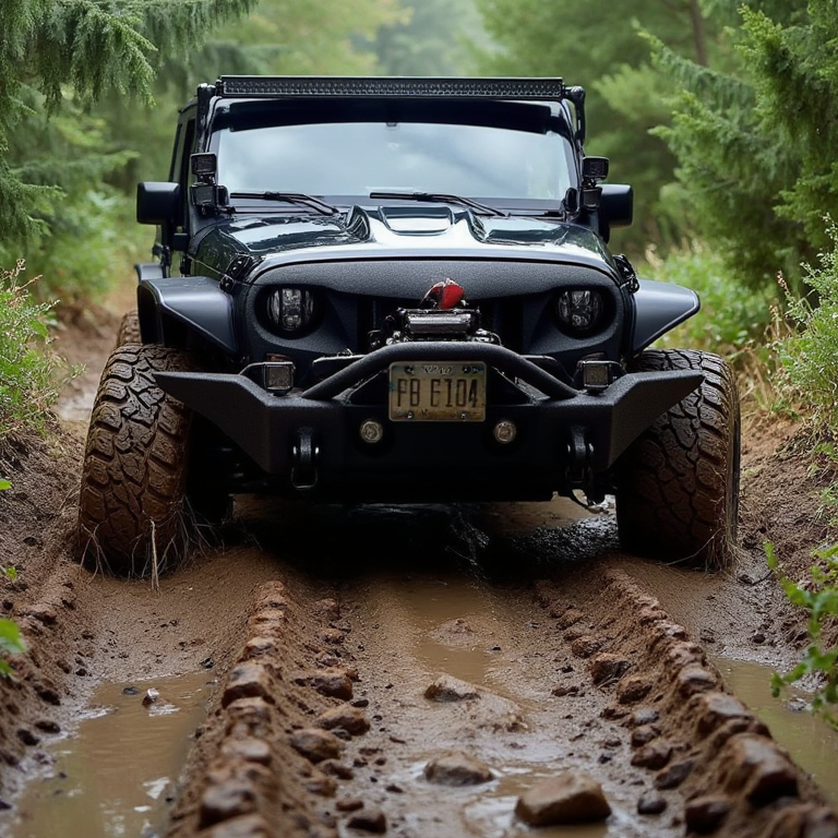 Jeep mudding